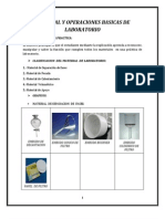 Material y Operaciones Basicas de Laboratorio