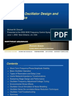 Low Noise Oscillator Design and Performance - M.M.Driscoll