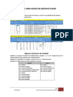 Manual para Hacer Un Archivo Plano