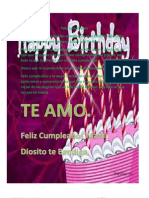 Feliz Cumpleaños