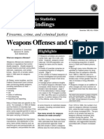 Weapons Offenses and Offenders - Firearms, Crime and Criminal Justice