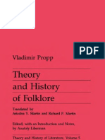 Vladimir Propp-Theory & History of Folklore (Theory and History of Literature) - University of Minnesota Press (1984)