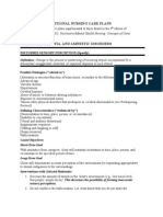 Additional Nursing Care Plans - Schizophrenia