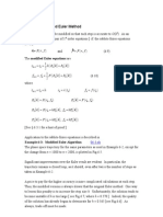 The Modified Euler Method