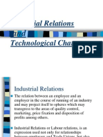 Technology and Industrial Relations in Present World