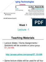 Week 1: Lecture - 1