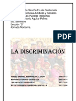 La Discriminacion