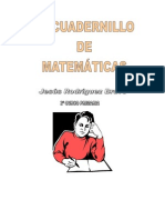 Cuaderno Matematicas 2º Primaria