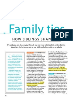 Family Ties: How Siblings Shape You