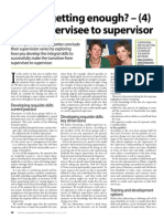 Are You Getting Enough (4) From Supervisee To Supervisor