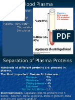 Physiology of Plasma Proteins