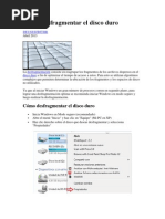 Cómo Desfragmentar El Disco Duro
