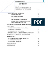 Microsilica and Nano Silica in Concrete Mixtures