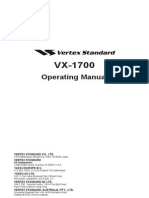 Manual de Operacion Transceiver Vertex 1700