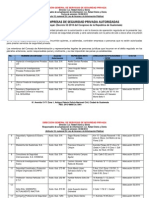 Empresas de Seguridad Autorizadas Hasta Septiembre 2012