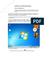 Unidad 3. El Escritorio y La Barra de Tareas (I)