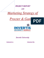 Marketing Strategy of Procter & Gamble: Project Report ON