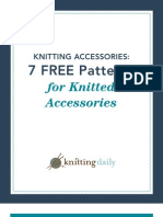 7 Free Patterns For Knitted Accessories