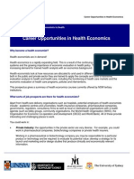 Career Opportunities in Health Economics: Why Become A Health Economist?