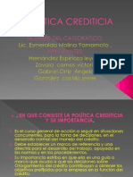 Política Crediticia