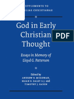 God in Early Christian Thought