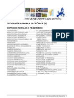 Vocabulario Geografia 3 Agricultura Pesca