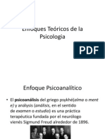 Enfoques Teóricos de La Psicologia