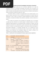 Diagnóstico de Necesidades de Formación Pedagógica Del Profesor Universitario