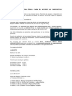 Pruebas Fisicas Infocam09