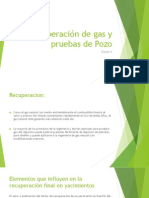 Recuperación de Gas y Pruebas de Pozo