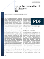 Oral Hygiene in The Prevention of Periodontal Diseases