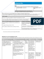 Career Development Plan Sample 3