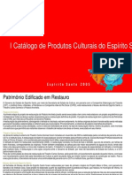 Catalogo de Produtos Culturais ES