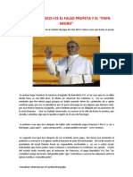 Papa Francisco I Es El Falso Profeta y El Papa Negro