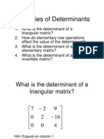 3.2 Properties of Determinants