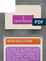 Exposicion Anomalias de La Denticion Histologia