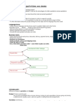 Unit 8 Quotatios & Orders