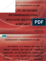 Toma de Decisiones Usando Criterios de Aceptabilidad y Ejecutabilidad