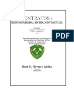 De Los Contratos y de La Responsabilidad Extracontractual - René David Navarro Albiña