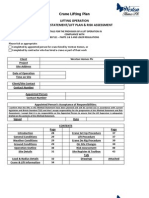 Crane Lifting Plan