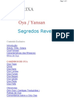 Capa Oya Segredos Revelados