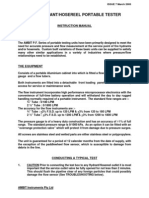 Ambit PF Series Hydrant Tester Instructions