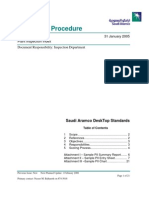 Inspection Procedure: 00-SAIP-71 31 January 2005 Plant Inspection Index Document Responsibility: Inspection Department