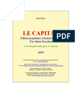 Extrait Et Resumé Du CAPITAL de Karl Marx