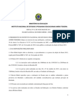 Edital Enem 2013 PDF