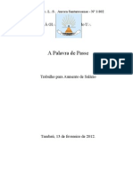 A Palavra de Passe - Trabalho para Aumento de Salário