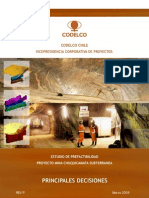 Chuquicamata Metodo Block Caving