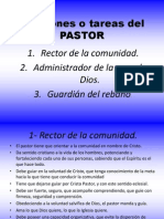 Funciones o Tareas Del PASTOR