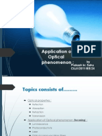 Application of Optical Phenomenon