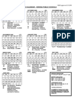 School Calendar 2008-2009